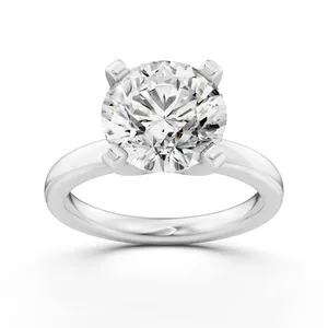 Round Classic Solitaire Engagement Ring image, 