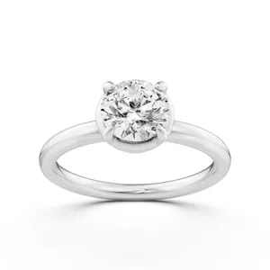 Round Solitaire Engagement Ring image, 