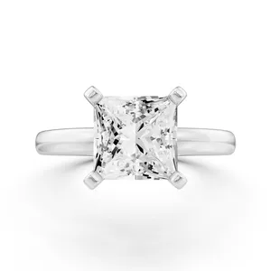 Princess Classic Solitaire Engagement Ring image, 