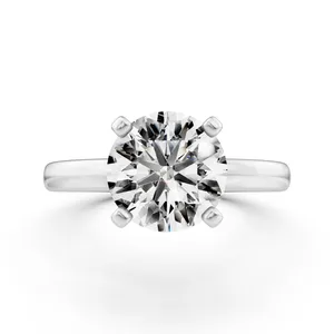 Round Classic Solitaire Engagement Ring image, 