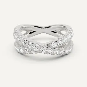 Crossover Round Fashion Rings image, 