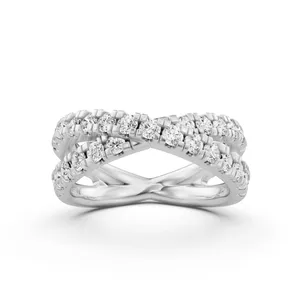 Crossover Round Fashion Rings image, 