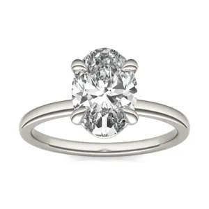 Oval Custom Martini Classic Engagement Ring image, 