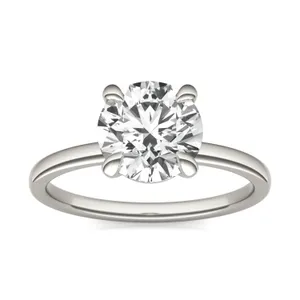 Round Custom Martini Classic Engagement Ring image, 