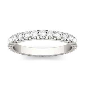 1 1/15 CTW Round Caydia Lab Grown Diamond Eternity Band 18K
