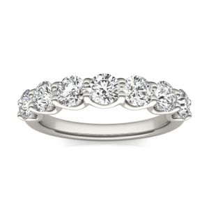 REAL BAND-1st OPTION 30th Anniversary E… Men's Now + Forever Lab-Grown Diamonds Five-Stone Wedding