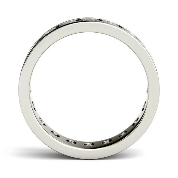 2 1/10 CTW Round Caydia Lab Grown Diamond Ring 18K White Gold