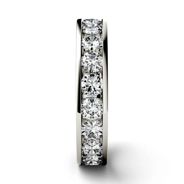 2 1/10 CTW Round Caydia Lab Grown Diamond Ring 18K White Gold