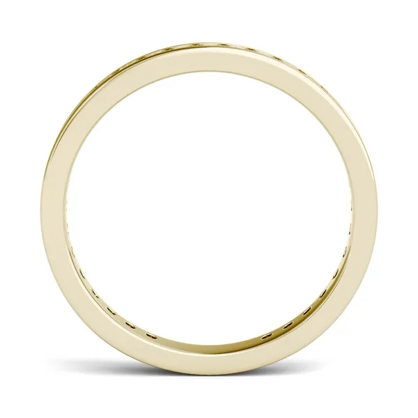 1/2 CTW Round Caydia Lab Grown Diamond Ring 18K Yellow Gold