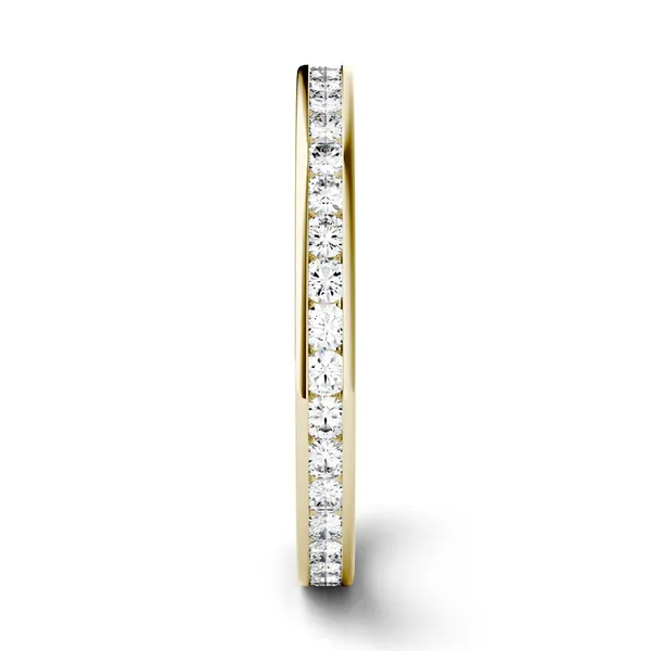 1/2 CTW Round Caydia Lab Grown Diamond Ring 18K Yellow Gold