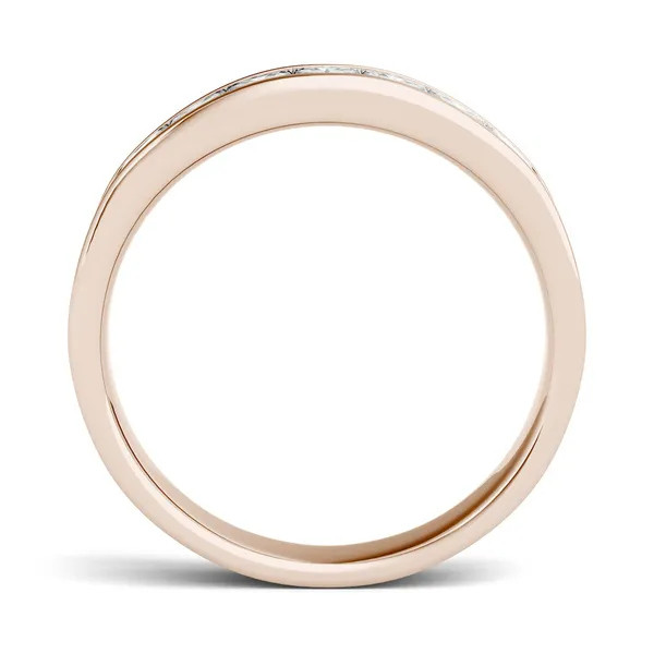 1.89 CTW DEW Princess Forever One Moissanite Channel Set Anniversary Band in 14K Rose Gold