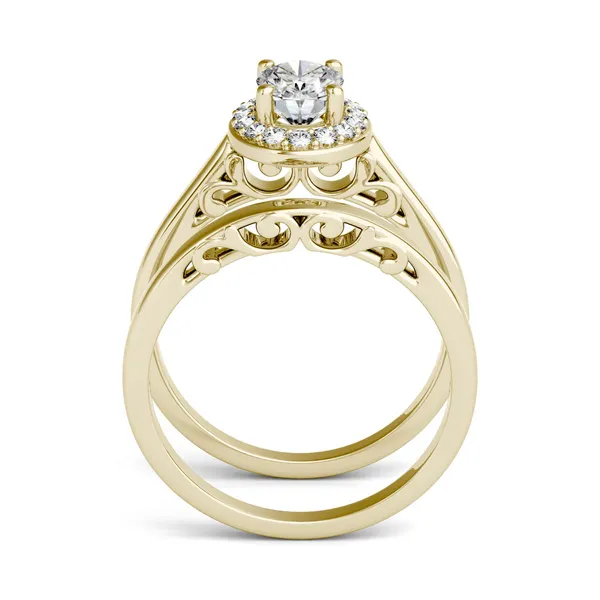 Forever one moissanite halo ring online