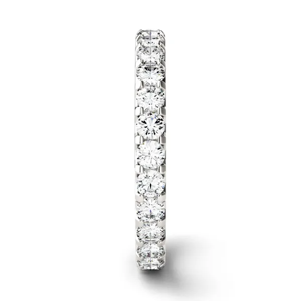 1 1/15 CTW Round Caydia Lab Grown Diamond Eternity Band 18K White Gold