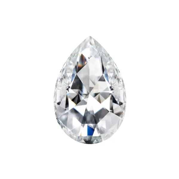 0.52 Ct. DEW Pear Rose Cut Forever One&trade; Moissanite Gemstone