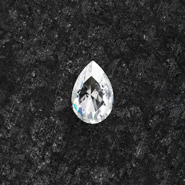 0.52 Ct. DEW Pear Rose Cut Forever One&trade; Moissanite Gemstone