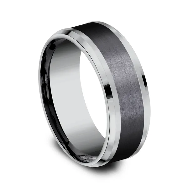 Two-Tone 8.0mm Ring in Tantalum