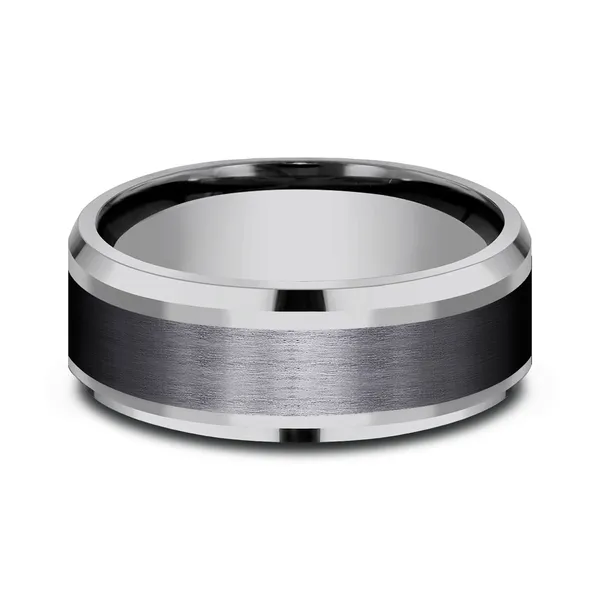 Two-Tone 8.0mm Ring in Tantalum