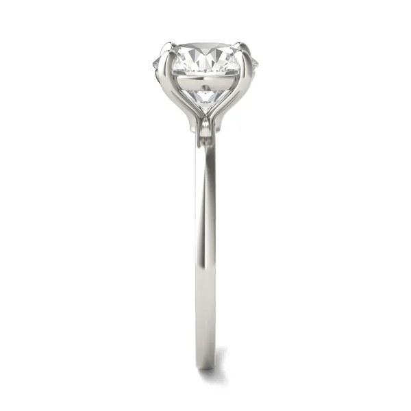 2.00 CTW Round Caydia Lab Grown Diamond Classic Solitaire Ring 14K White Gold