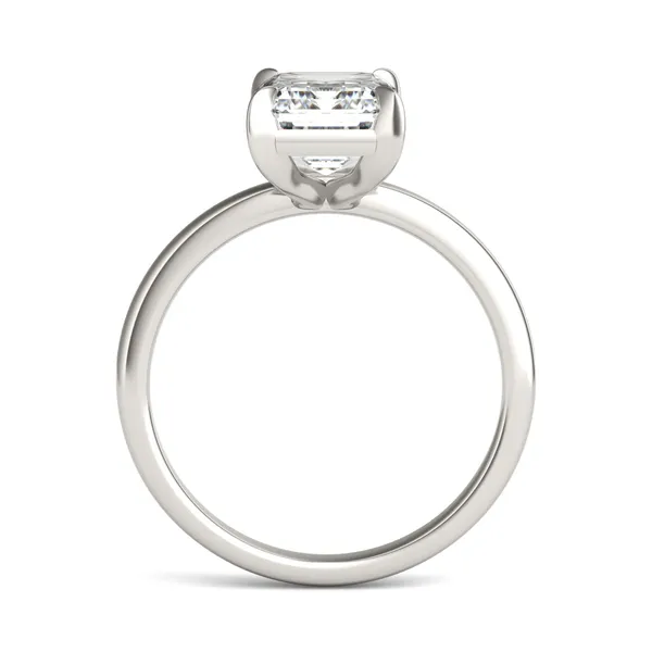 3.00 CTW Emerald Caydia Lab Grown Diamond Ring 18K White Gold