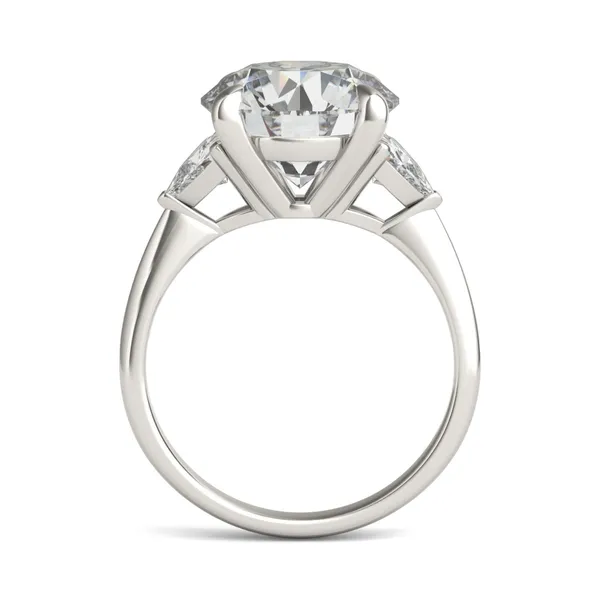 5.00 CTW Round Caydia Lab Grown Diamond Three-Stone Ring