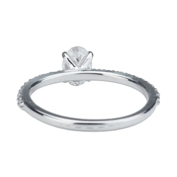 0.72 CTW Oval Side-Stone Engagement Ring