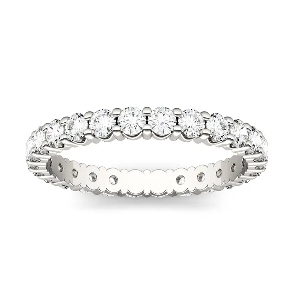 Serene Shared Prong Eternity Band