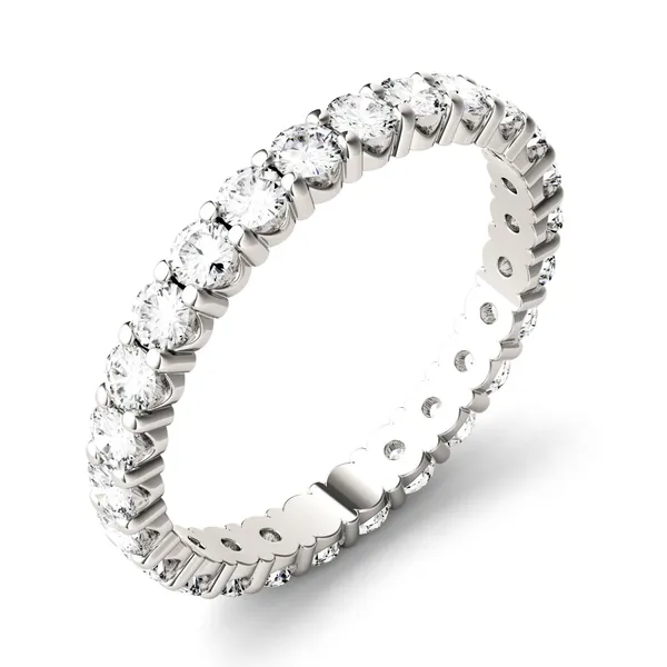 Serene Shared Prong Eternity Band