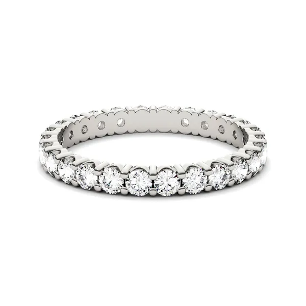 Serene Shared Prong Eternity Band