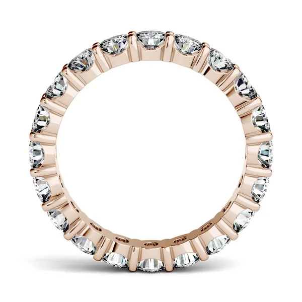 Serene Shared Prong Bold Eternity Band