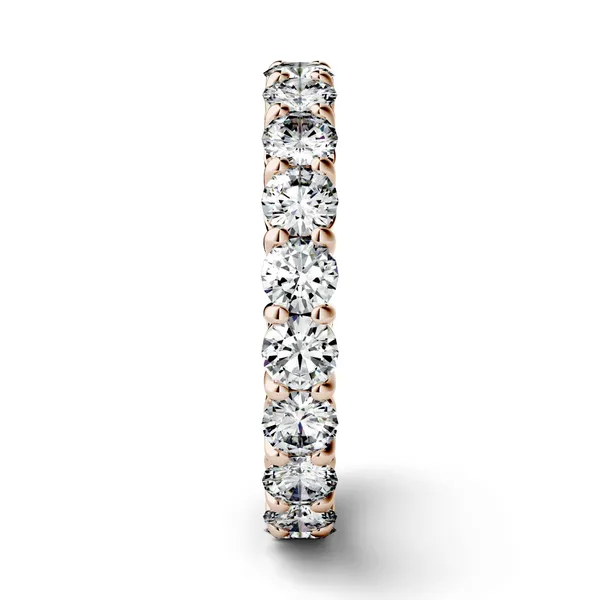 Serene Shared Prong Bold Eternity Band