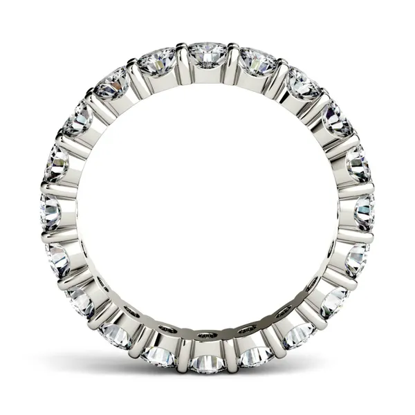 Serene Shared Prong Bold Eternity Band