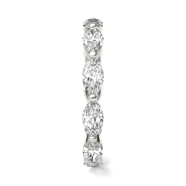 Marquise Single Prong Eternity Band