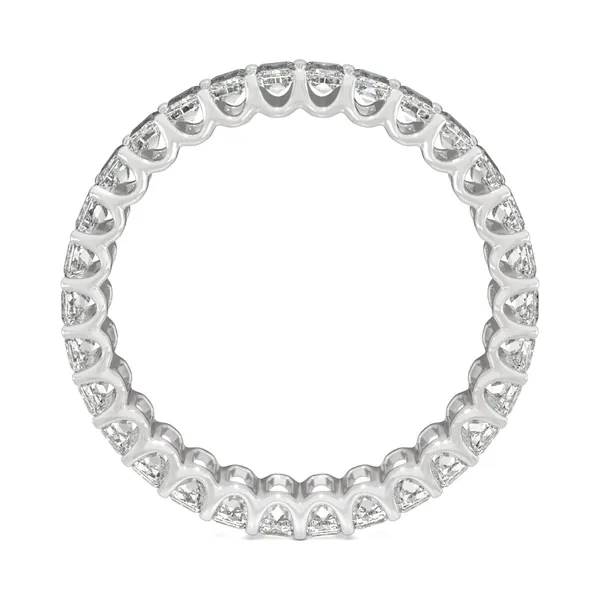 Emerald Trellis Eternity Band