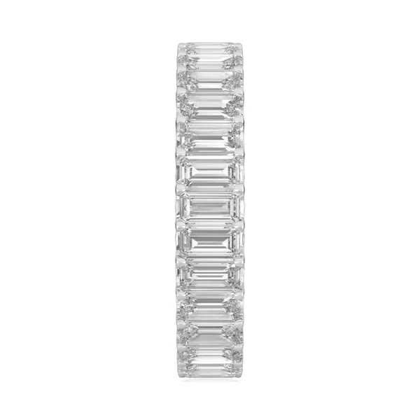Emerald Trellis Eternity Band