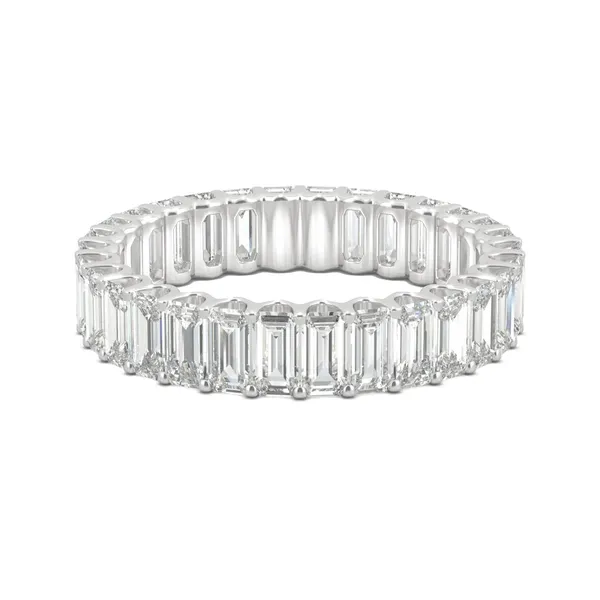 Emerald Trellis Eternity Band
