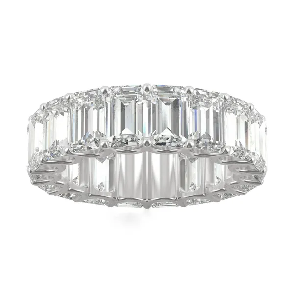 Emerald Trellis Bold Eternity Band