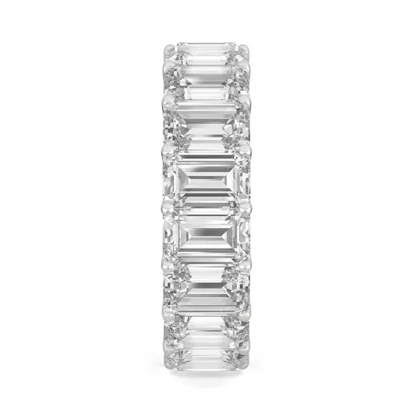 Emerald Trellis Bold Eternity Band