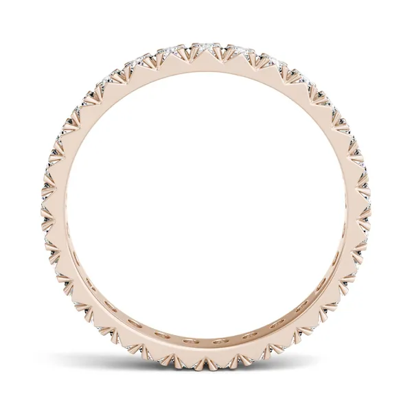 French Pavé Eternity Band