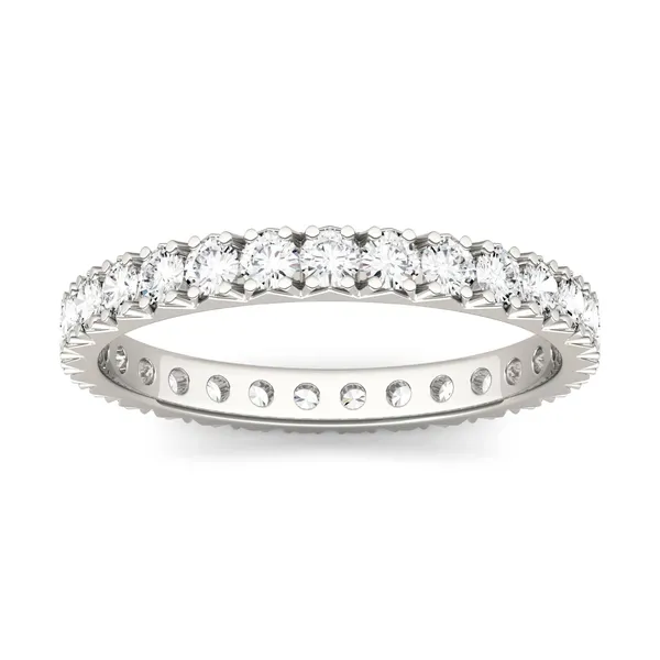 French Pavé Eternity Band