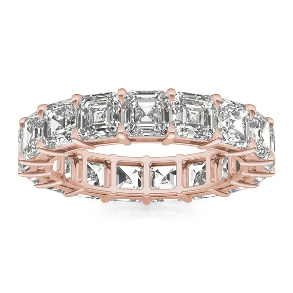 Emerald Basket Eternity Band