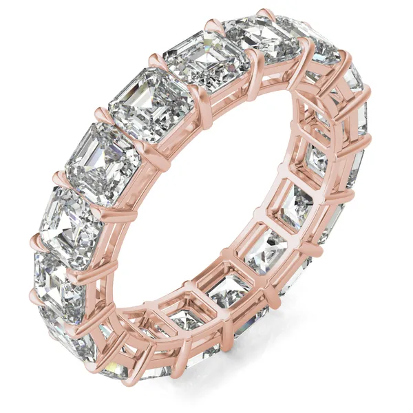 Emerald Basket Eternity Band