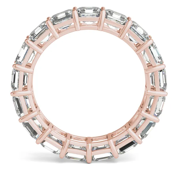Emerald Basket Eternity Band