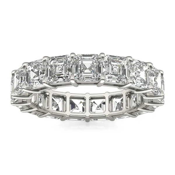Emerald Basket Eternity Band