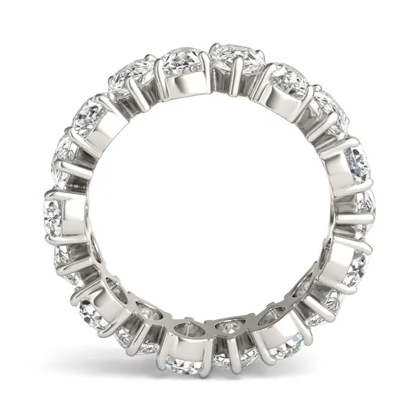 Alternating Pear Eternity Band