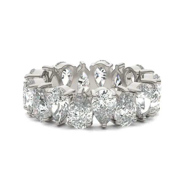 Alternating Pear Eternity Band