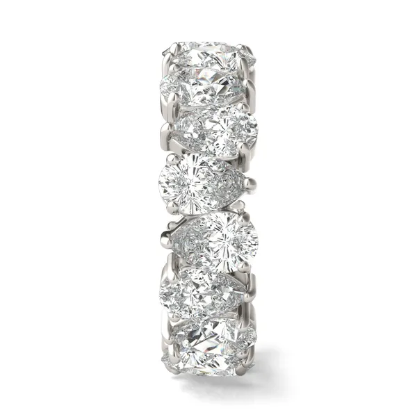 Alternating Pear Eternity Band