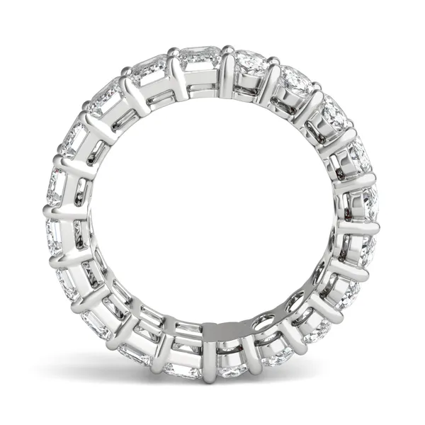 Oval And Emerald Paradox Eternity Band