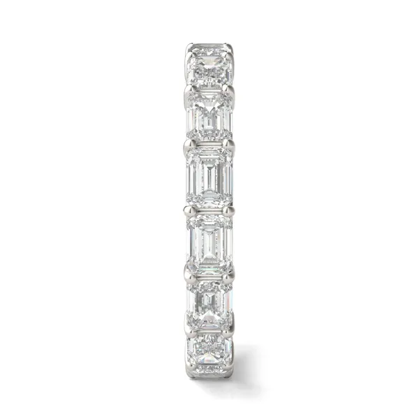 East-West Pavé Basket Eternity Band