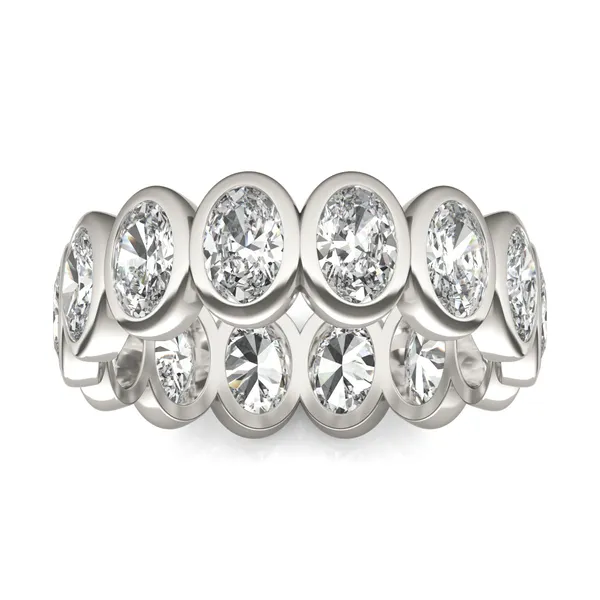 Oval Bezel Eternity Band