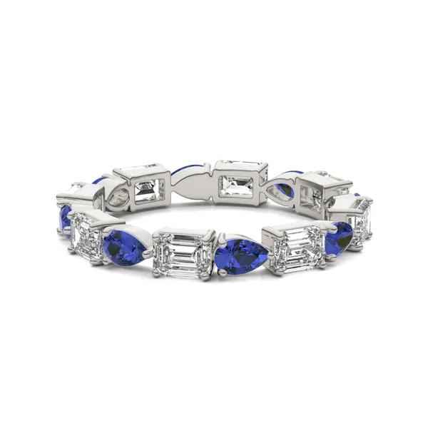 Piper Alternating Sapphire Eternity Band